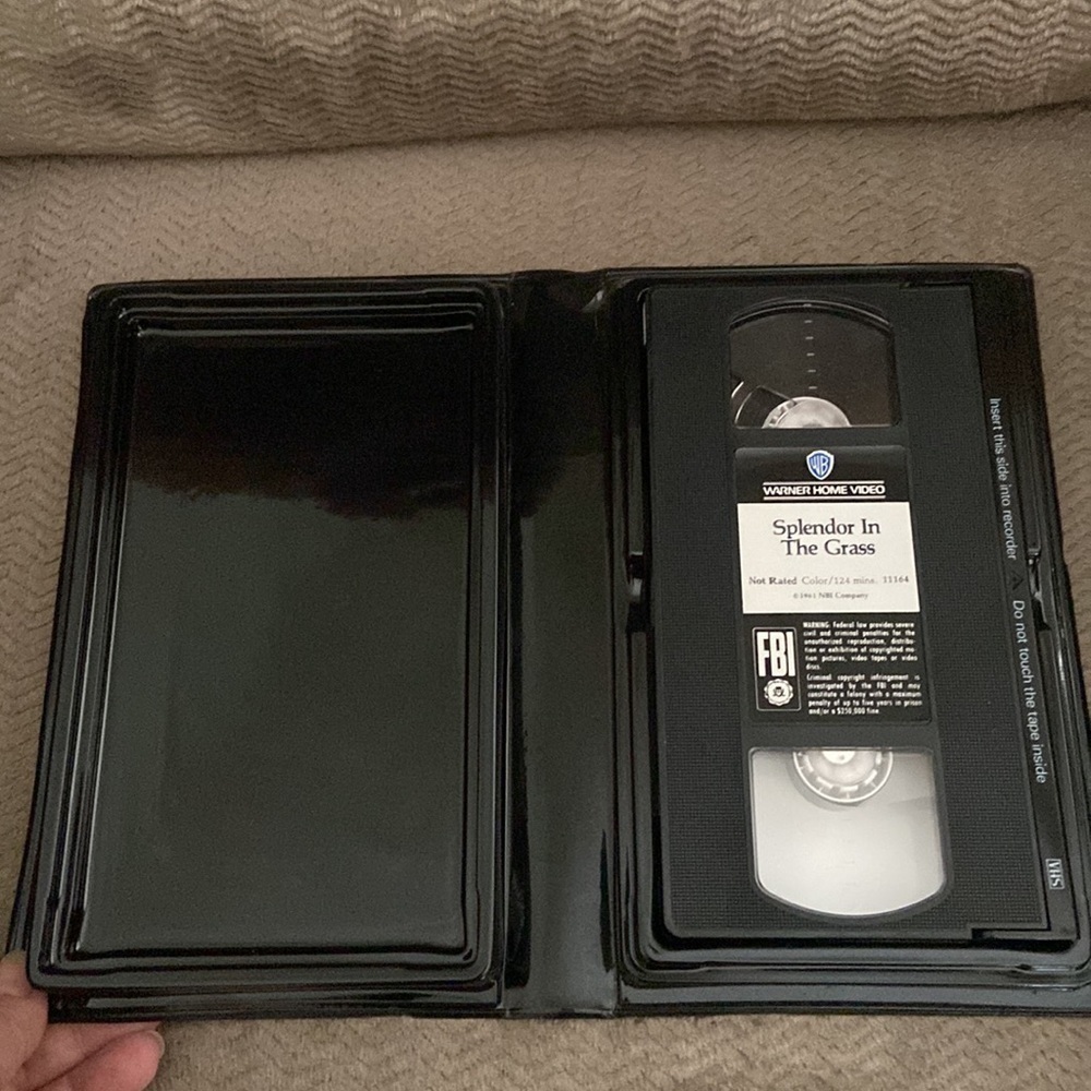 VHS Splender in the Grass VHS Tape in Clam Shell Case. Starring Natalie Wood - Picture 4 of 5